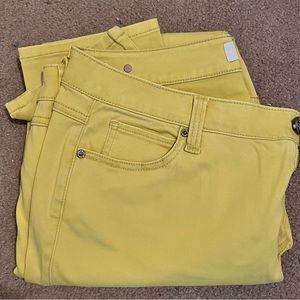 NWOT Cabi size 16 curvy skinny citrine color
